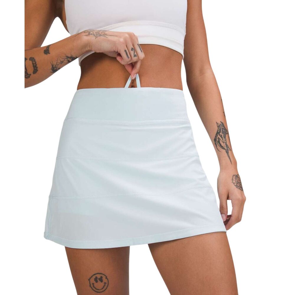 Lululemon Pace Rival Mid-Rise Skirt in Powder Blue W8AE0T Women's Size 6